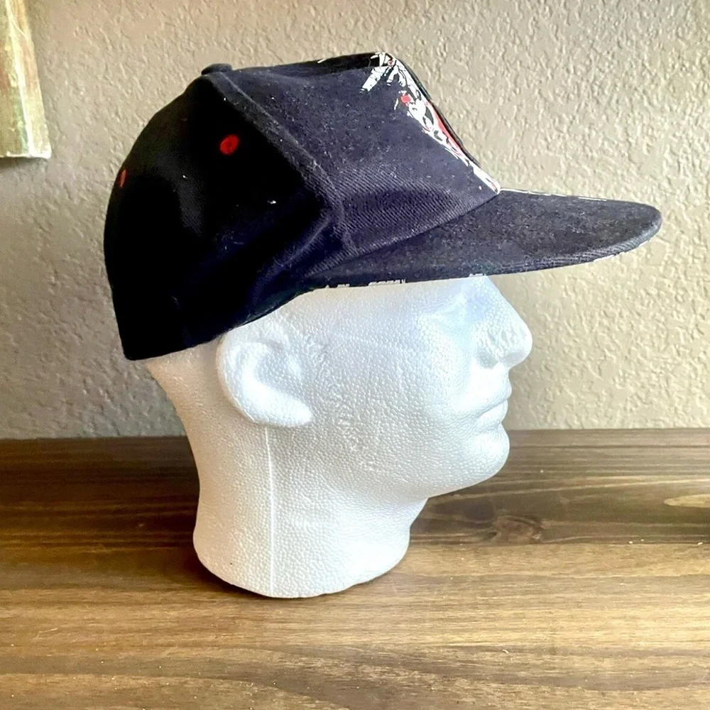 Disney Parks Mickey Mouse Baseball Trucker Cap Hat Black‎ Red White Youth Size